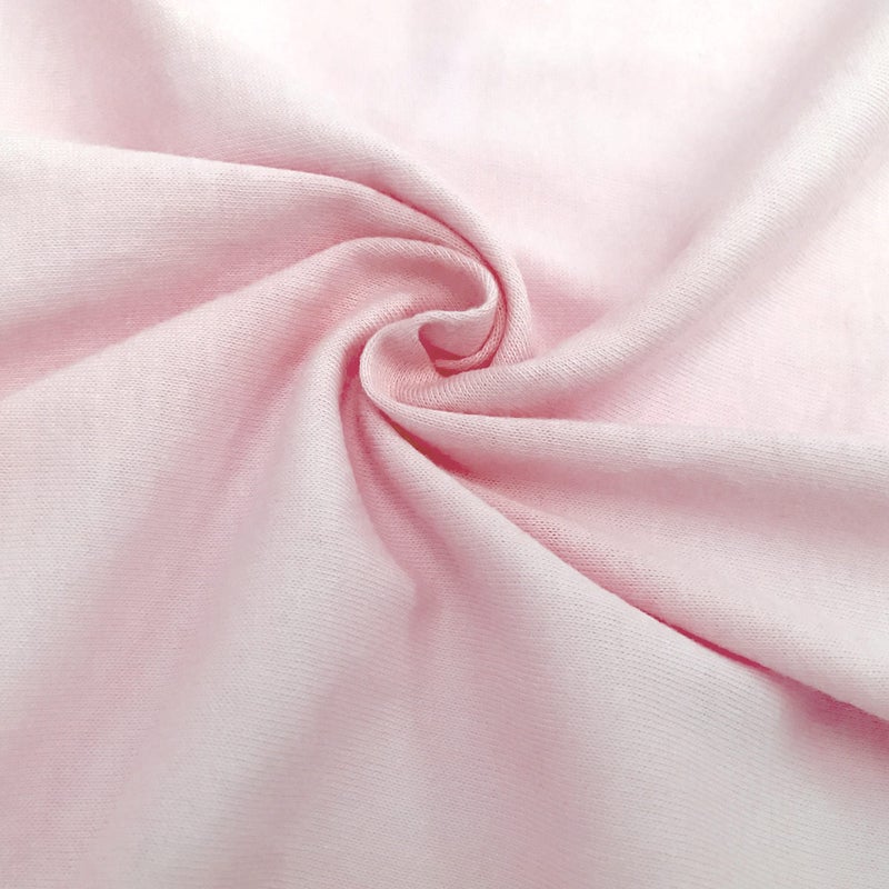 TL Care 100% Natural Cotton Jersey Knit 3-Piece Toddler Sheet Set, Pink, Soft Breathable, for Girls - Image 3